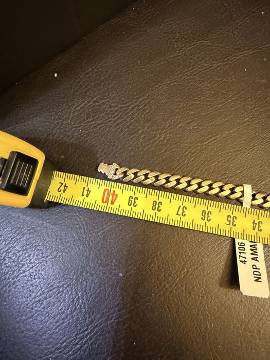 Lant aur cuban 14 k 20 grame lungime 41 cm.pret 9000 lei cu certificat