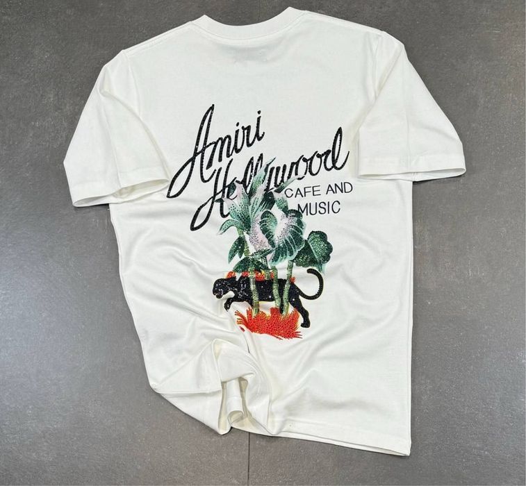 Мъжки тениски премиум качество off white balenciaga amiri