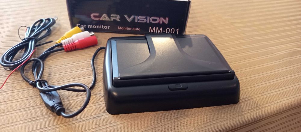 Монитор Color TFT-LCD Car Vision, MM-01, 4.3” сгъваем, 2 видео входа, Резолюция 480 x 272