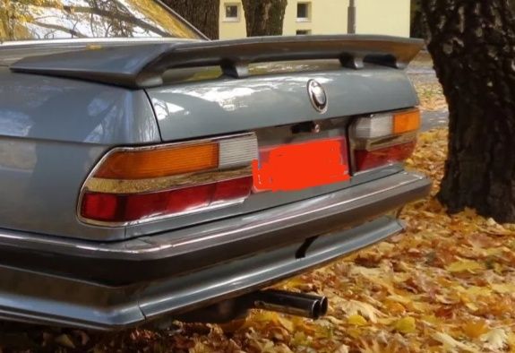 ZENDER Спойлер BMW 5 E28   Rear Boot Spoiler Original
