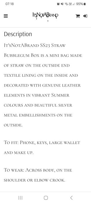 Нова дамска чанта itsnotabrand