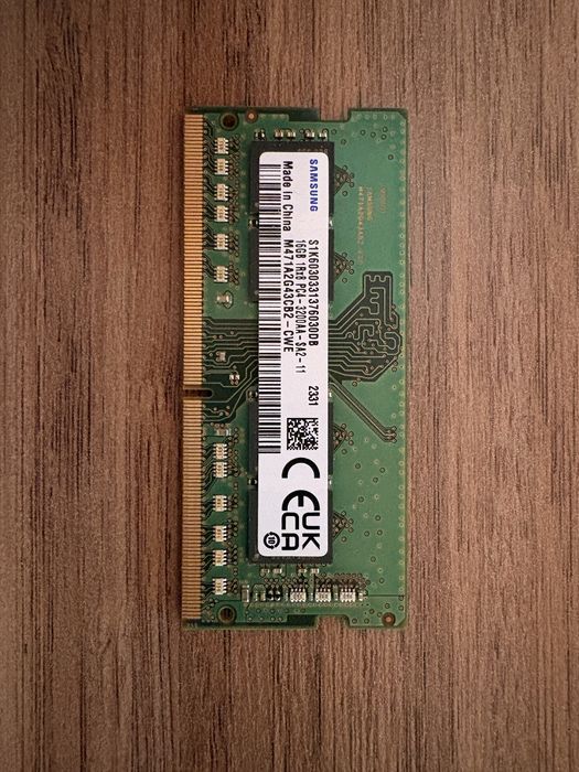 Samsung 16GB DDR4 3200MHz SODIMM оперативная память для ноутбука