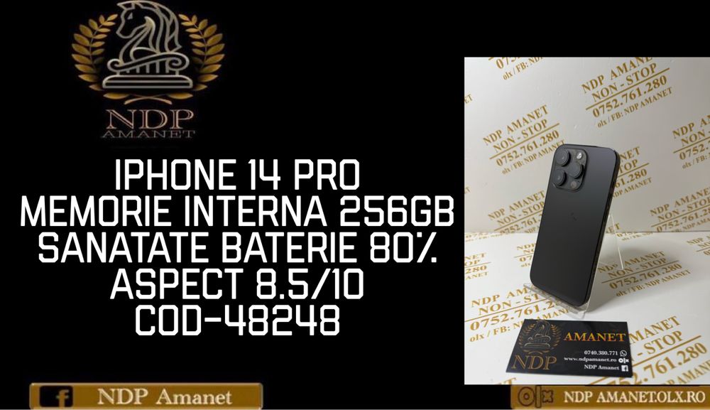 NDP Amanet Braila Iphone 14 Pro( 48248)