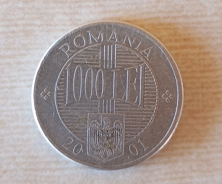 Moneda 1000lei an 2001