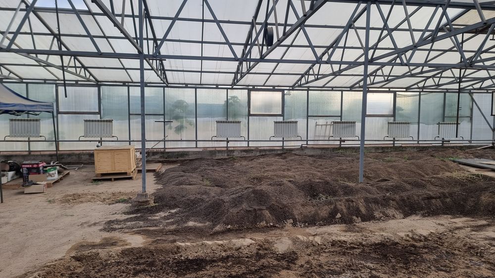 Печь с полностью системой для теплицы итд