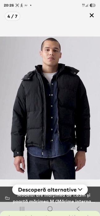 Geaca iarna puf Levis