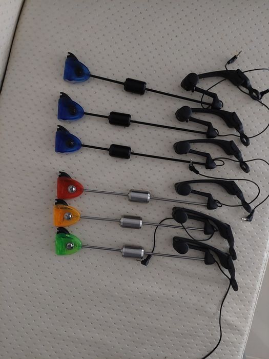 Set 3 swingere fox mk2 illuminated, 3 albastri/ rosu, verde si galben