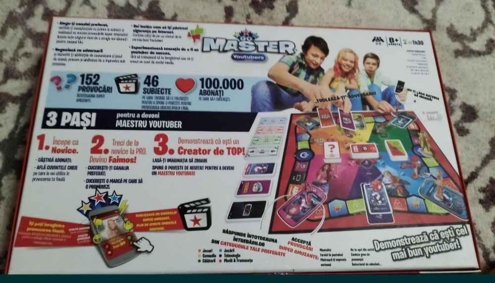 Go Master Youtubers, joc pentru copii și adulți
