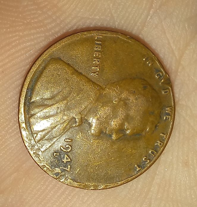 Монета ONE CENT 1947