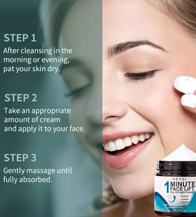 Cremă de zi și de noapte..Pentru lifting facial ..Cu Retinol,Colagen,Niacinamida ,și Acid hialuronic..