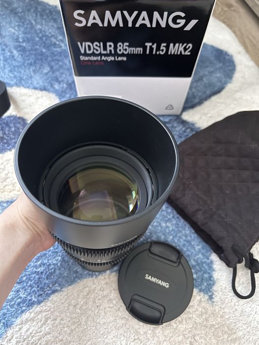 Samyang VDSLR 85mm T1.5 MK2 Cine Lens за Sony E mount