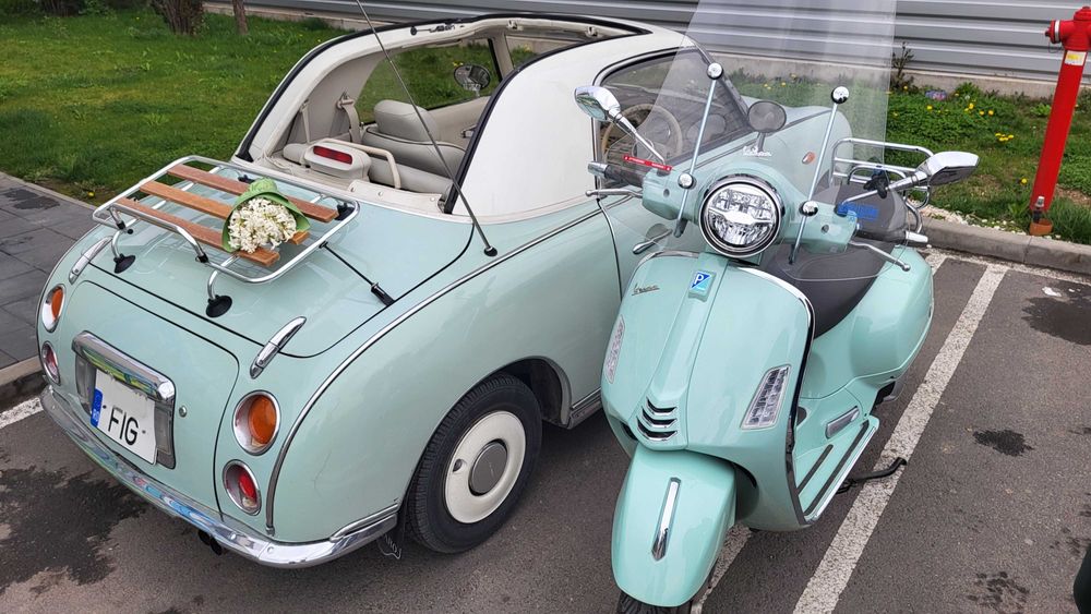 Nissan Figaro pentru evenimente - masina retro