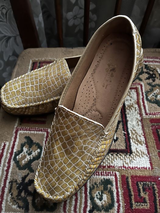 Туфли кожаные лаковые