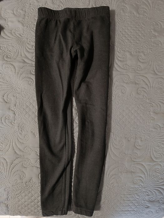 Pantaloni negri fete 134 cm