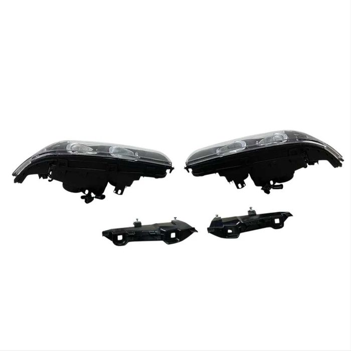 Тунинг фарове с Angel Eyes за BMW E39 (1997–2003) кристални, с крушки