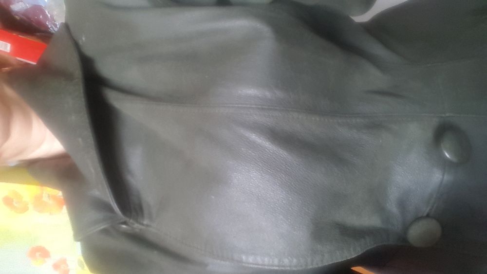 Плащ кожаный натуральный