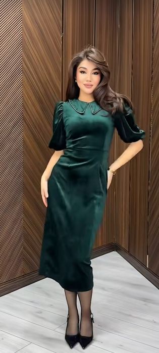 Платье велюр 46-48