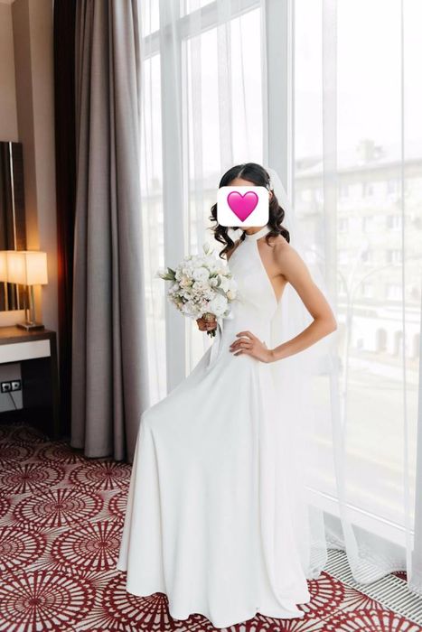 Белое свадебное платье