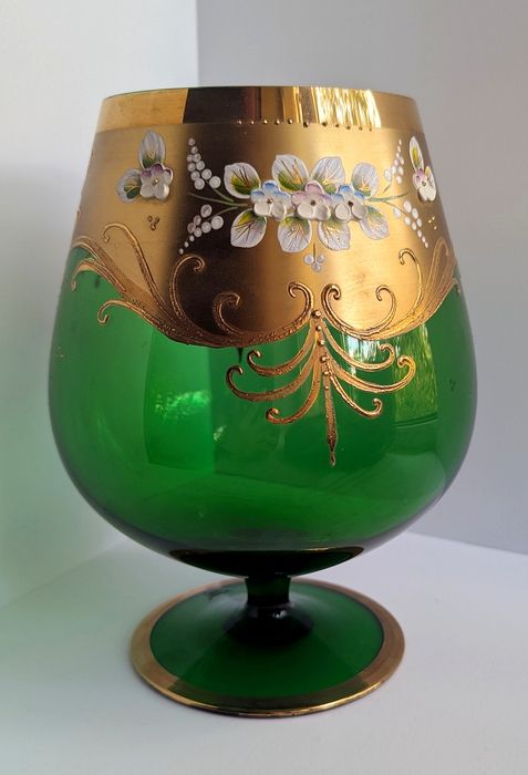 Винтажный набор ваз Bohemia Crystal