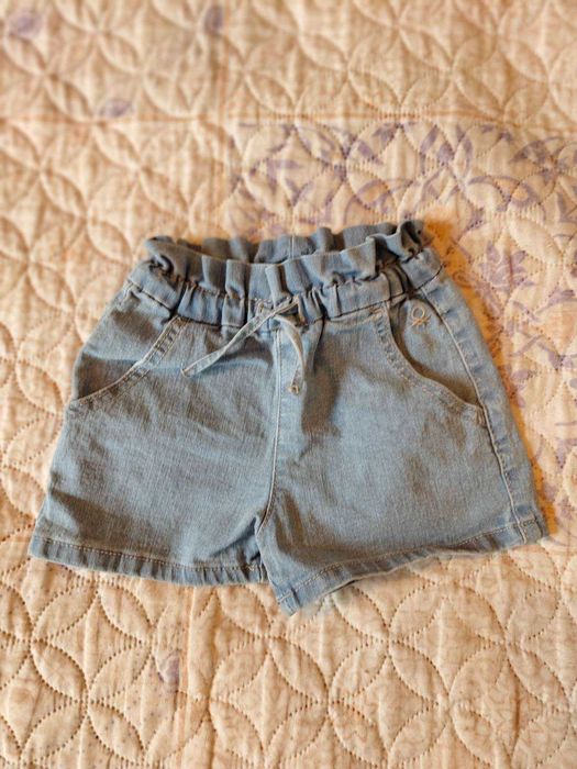 Benetton детски къси дънкови панталони