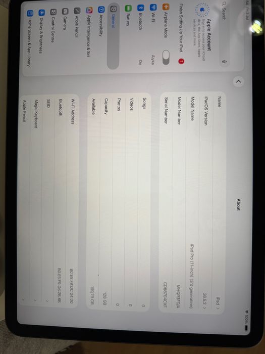 Apple iPad Pro 11 3th 128GB gen 3 2022 M1 plus Tastatura originala si Pencil