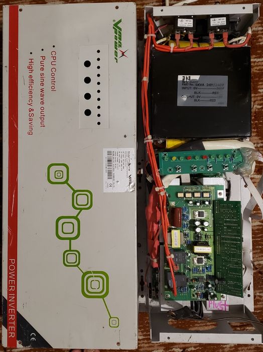 E și UPS, și Invertor_5Kw, Undă_Sinusoidală_Pură, Greutate_28Kg.