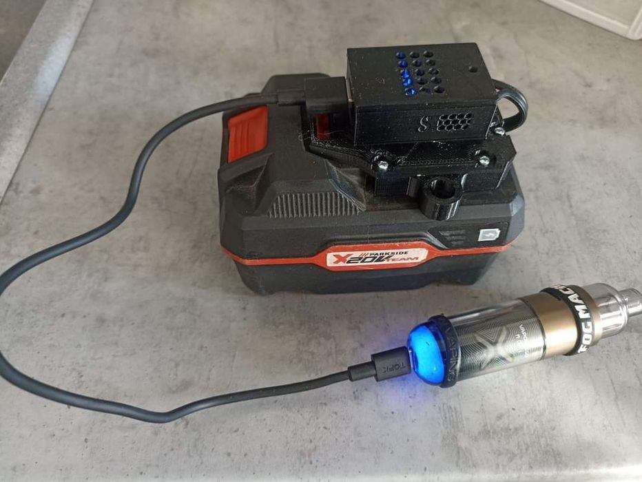 Parkside Преходник, адаптер   x20v, USB