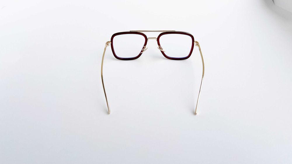 Ochelari Dita Flight - Rama maro Lentile transparente