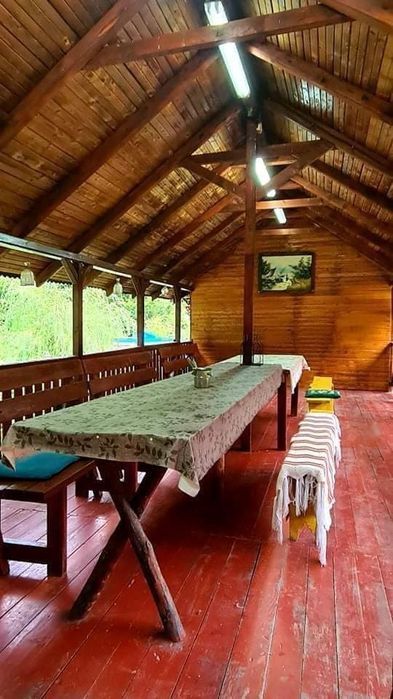 Cabana  cu  piscină  incălzită  și jacuzzi hidromasaj 38 de grade