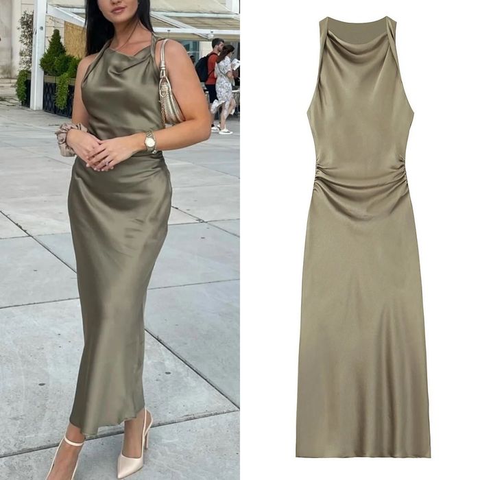 Рокля сатен Zara