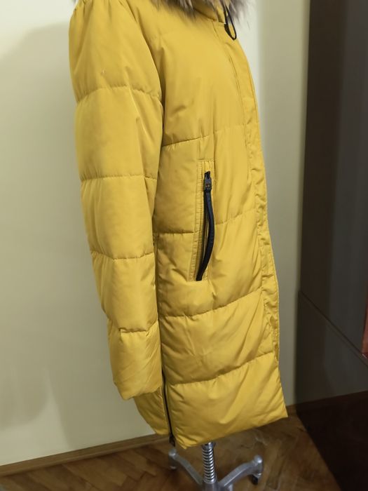 Jacheta dama lunga de iarna cu puf - Colin's