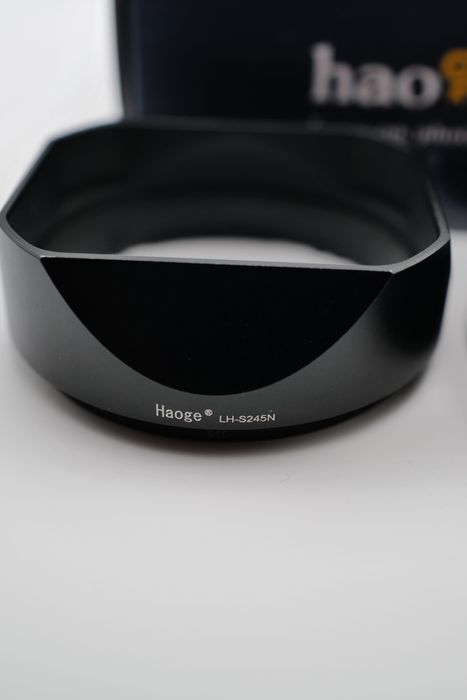 Parasolar Metalic Pătrat Haoge pentru Sony FE 40mm / 50mm F2.5 G