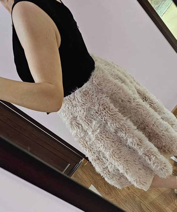 Rochie midi ,catifea si mătase marimea L 42-44