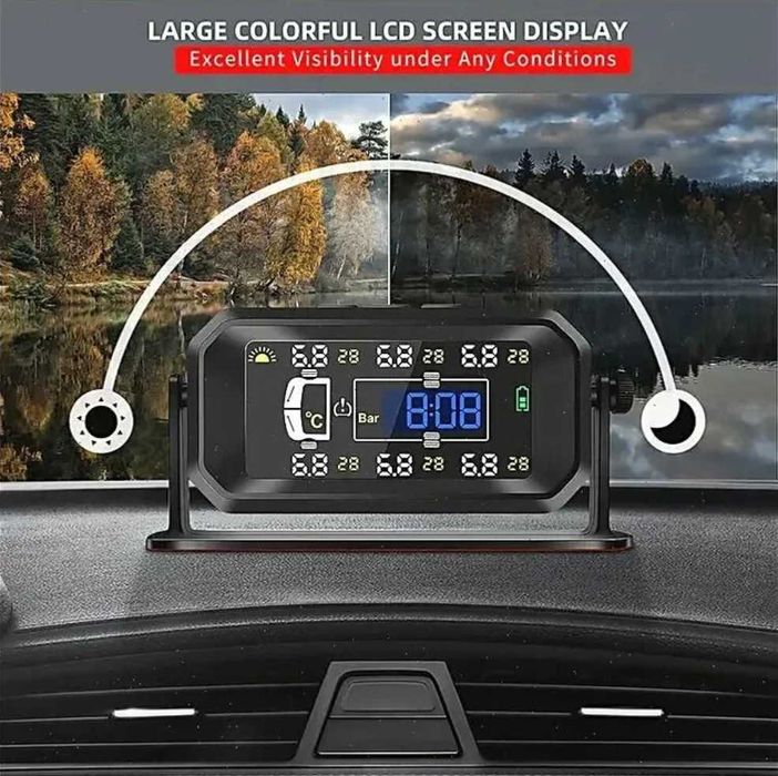 Система контроля давления в шинах TPMS для грузовиков, до 8бар