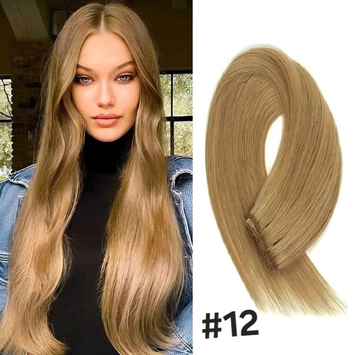 Висококачествена естествена коса 100 гр