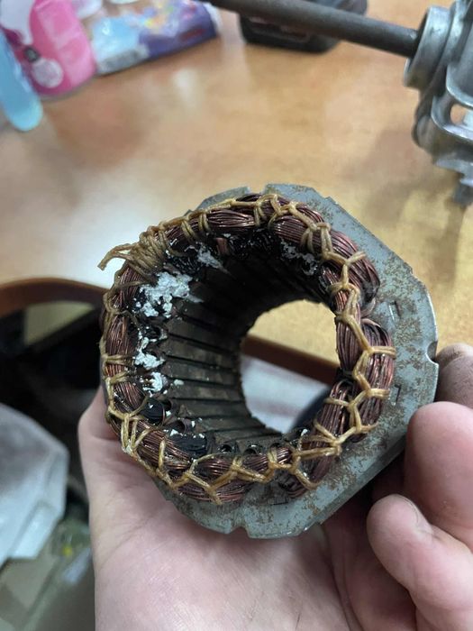 Ремонт инверторен двигател сушилня AEG