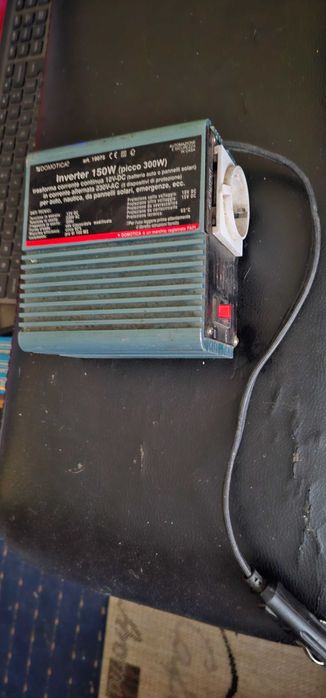domotica inverter auto   12v 230v  150 w picco 300w