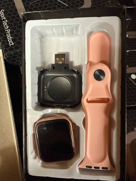 Смарт часовник 1,44-инчов екран с пълно докосване за мъже и жени