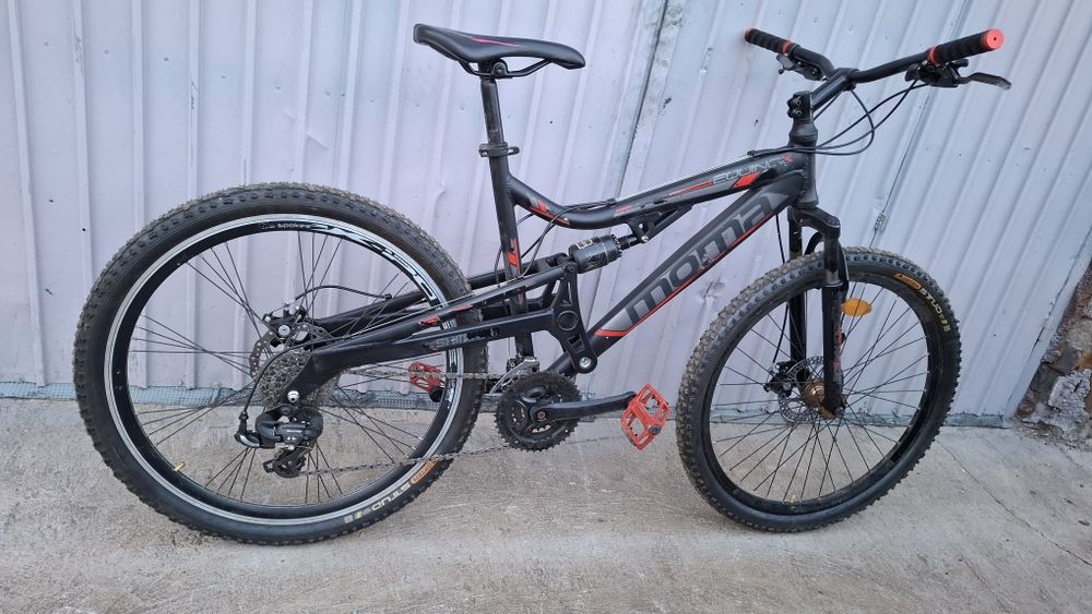 26" Bicicleta MOMA EQUINOX Full Suspension