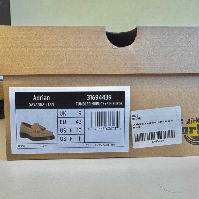 Mocasini Dr Martens Adrian Savannan Tan, marimea 43