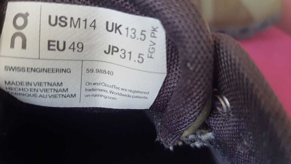 Adidasi sneakers On Cloud 5 Waterproof Swiss Engineering marimea 49