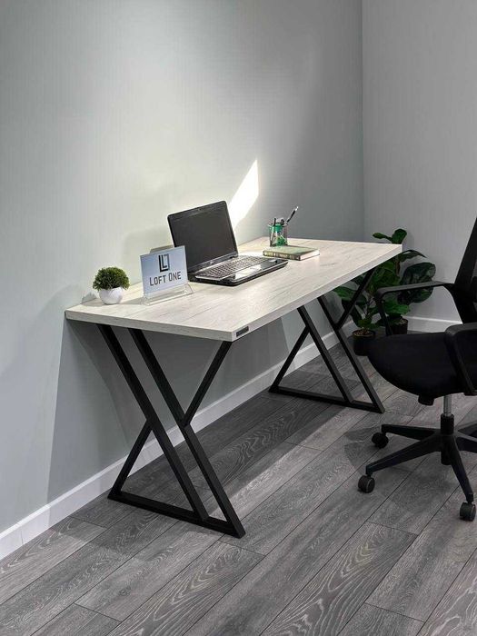 Офисный стол лофт от производителя. Компьютерный письменный стол парта