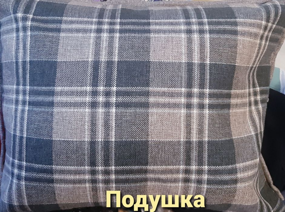 Шторы большие тюль подушки разные