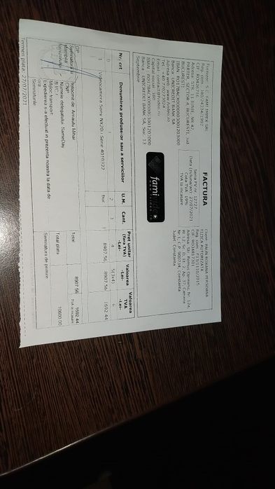 Vând camera video Sony NX 200