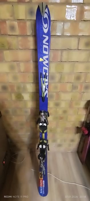 горные лыжи и ботинки