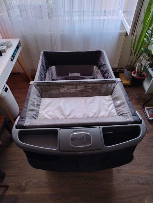 Patut pliabil JoieBaby 3in1 (tarc, patut, masa infasat)