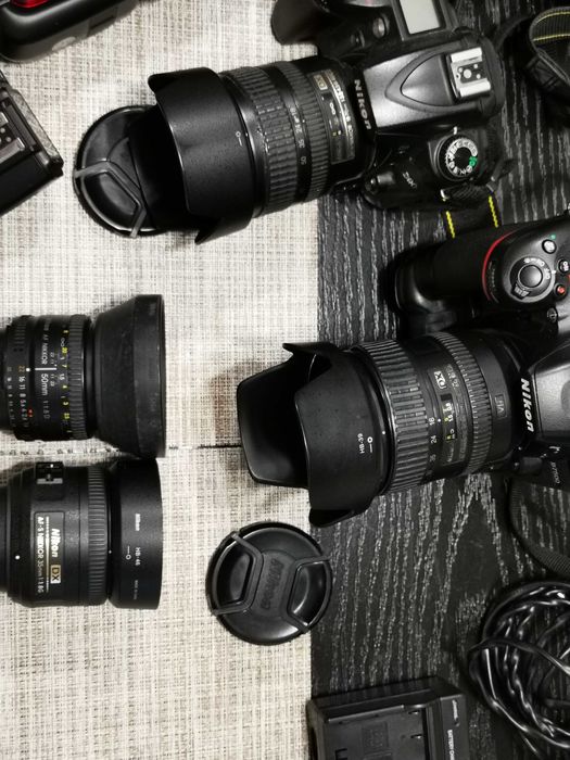 Nikon D7500 + obiective 50mm, 35mm,  Nikon 16-85, Nikon 18-70