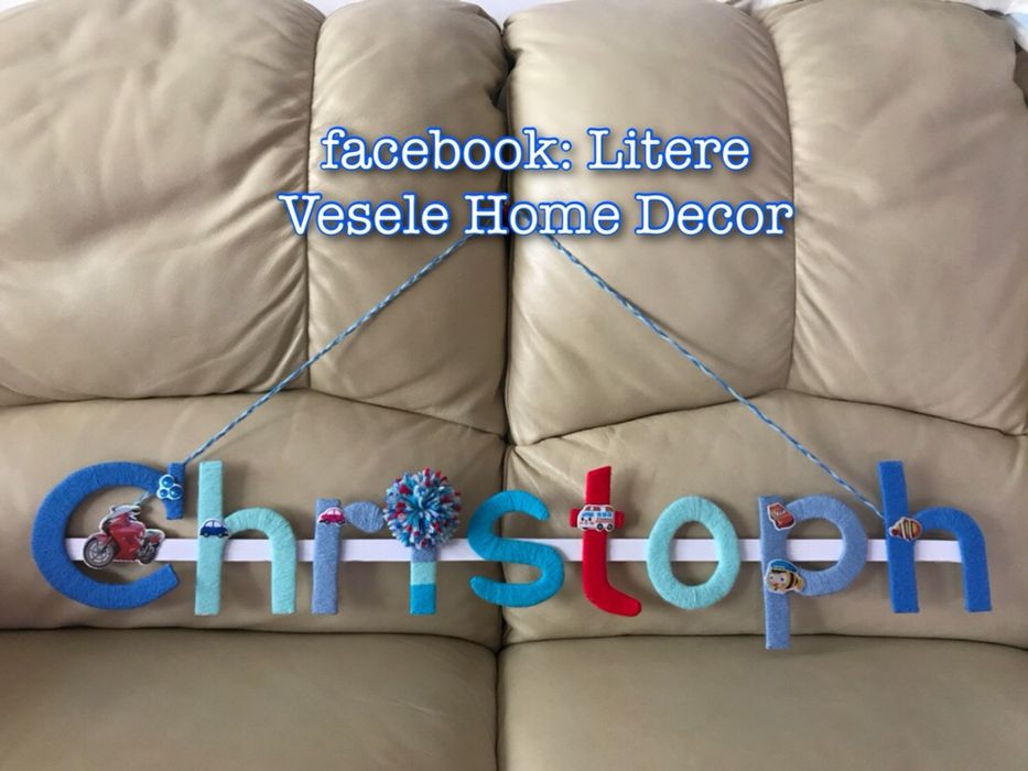 Litere personalizate handmade