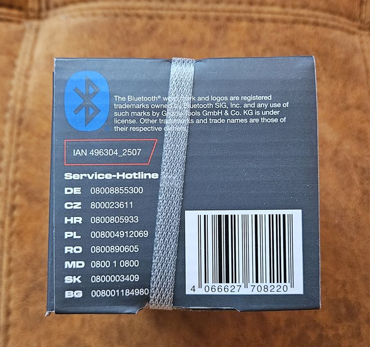3г ГАРАНЦИЯ Parkside performance Smart Battery батерия 20v 8Ah