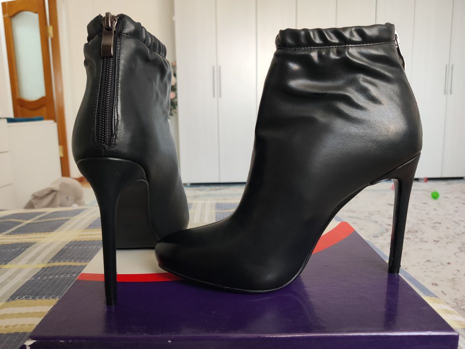 Ботильоны кожаные